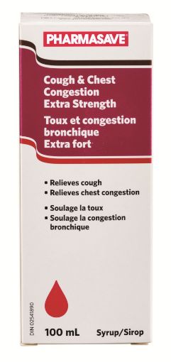 Picture of PHARMASAVE COUGH AND CHEST CONGESTION - EXTRA STRENGTH 100ML